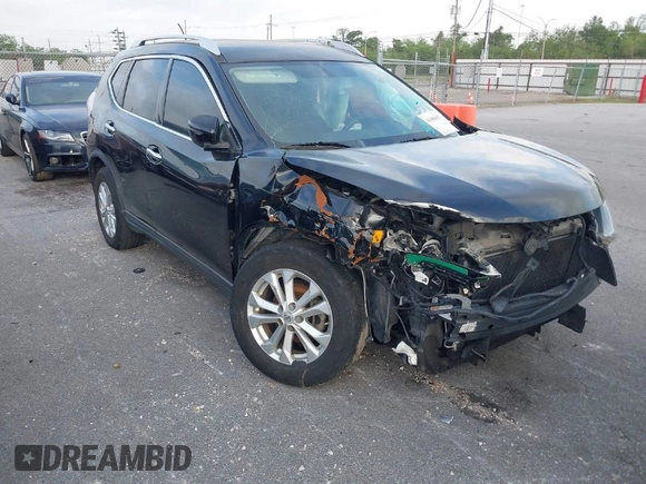 2016 Nissan Rogue SV with VIN KNMAT2MT9GP614414, listed as a IAAI auction lot 41968457 with 252,533 mi miles and . Bid and sale history available at carsss.com. Image 1.