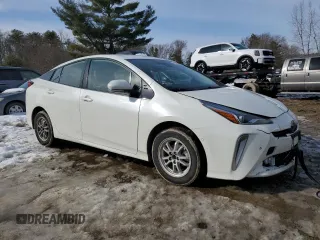 2019 Toyota Prius LE with VIN JTDL9RFUXK3006102, listed as a Copart auction lot 46575335 with 136,442 mi miles and Salvage Title. Bid and sale history available at DreamBid. Image 4.