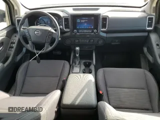 2022 Nissan Frontier S with VIN 1N6ED1EJ5NN663296, listed as a Copart auction lot 43087855 with 32,935 mi miles and Salvage Title. Bid and sale history available at carsss.com. Image 8.