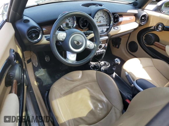 2008 MINI Hardtop S with VIN WMWMF73578TT92837, listed as a Copart auction lot 54812715 with Not provided miles and Salvage title. Bid and sale history available at DreamBid. Image 8.