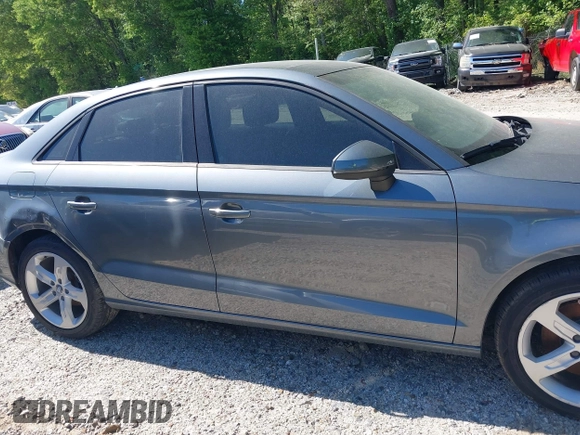 2018 Audi A3 Sedan Premium with VIN WAUAUGFF3J1044466, listed as a IAAI auction lot 41444684 with 47,327 mi miles. Bid and sale history available at carsss.com. Image 13.