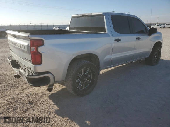 2020 Chevrolet Silverado 1500 Custom with VIN 3GCPWBEK2LG210070, listed as a Copart auction lot 46244825 with 48,748 mi miles and Clean Title. Bid and sale history available at carsss.com. Image 3.