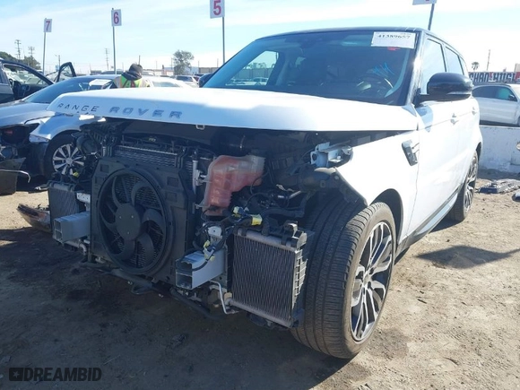 2019 Land Rover Range Rover Sport HSE with VIN SALWR2RV5KA816430, listed as a IAAI auction lot 41389657 with 56,179 mi miles. Bid and sale history available at carsss.com. Image 6.