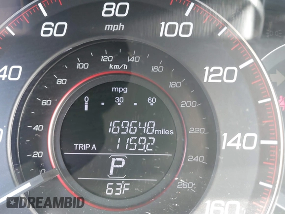 2014 Honda Accord Sedan Sport with VIN 1HGCR2F52EA167965, listed as a IAAI auction lot 41979316 with 169,648 mi miles. Bid and sale history available at carsss.com. Image 15.