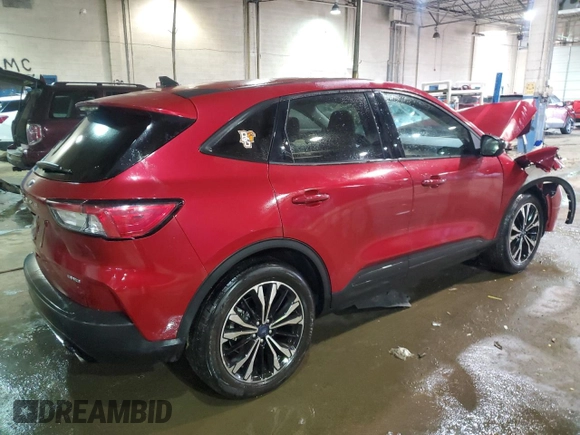 2021 Ford Escape SE z VIN 1FMCU9G69MUA98049, wystawiony jako Copart lot #86615164 z przebiegiem 13 429 mil mil oraz Szkoda całkowita • Salvage title. Historia ofert i sprzedaży dostępna na DreamBid. Obrazek 3.