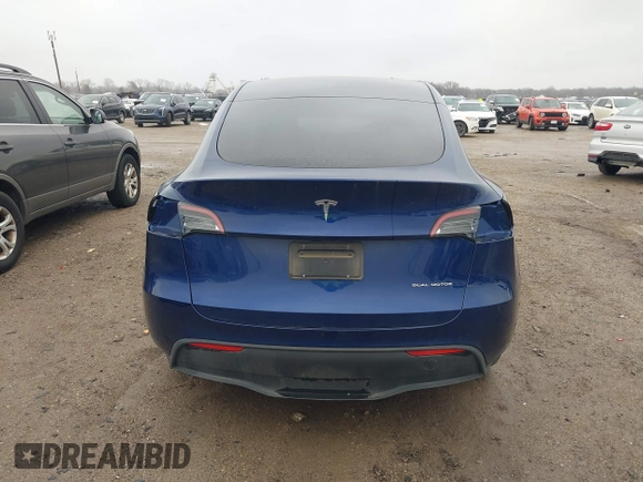 2023 Tesla Model Y Long Range with VIN 7SAYGDEE4PA064743, listed as a IAAI auction lot 41523760 with 41,113 mi miles. Bid and sale history available at carsss.com. Image 16.