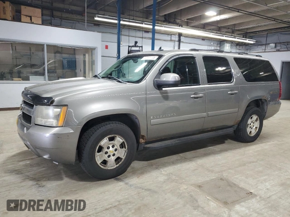 2007 Chevrolet Suburban LTZ with VIN 1GNFK163X7J231365, listed as a Copart auction lot 60885135 with 208,687 mi miles and Salvage title. Bid and sale history available at DreamBid. Image 1.