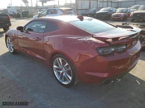 2022 Chevrolet Camaro 2SS with VIN 1G1FH1R76N0106798, listed as a Copart auction lot 89159695 with 38,673 mi miles and Salvage Title. Bid and sale history available at carsss.com. Image 2.