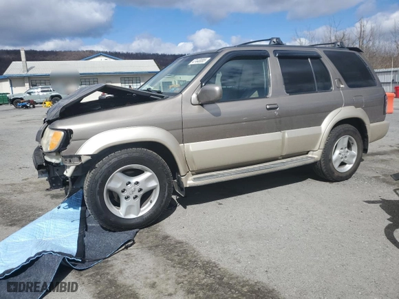 2001 Infiniti QX4 Luxury with VIN JNRDR07Y41W108932, listed as a Copart auction lot 47440085 with 131045 miles and Salvage Title. Bid and sale history available at carsss.com. Image 1.