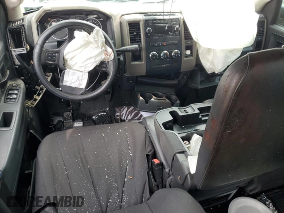 2012 Ram 1500 Express with VIN 1C6RD6KT0CS174186, listed as a Copart auction lot 59569725 with Not provided miles and Salvage title. Bid and sale history available at DreamBid. Image 8.