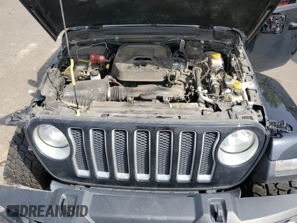 2020 Jeep Wrangler Unlimited Sahara with VIN 1C4HJXEN0LW213643, listed as a Copart auction lot 53343675 with 95,373 mi miles and Salvage title. Bid and sale history available at DreamBid. Image 11.