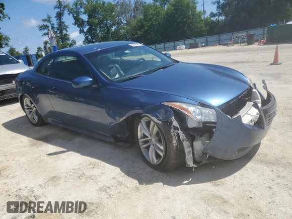 2009 Infiniti G37 with VIN JNKCV66E89M722745, listed as a Copart auction lot 52280805 with 85,787 mi miles and Salvage Title. Bid and sale history available at DreamBid. Image 4.