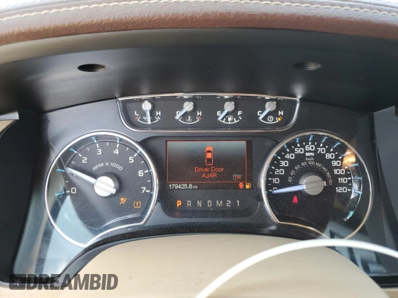 2011 Ford F-150 XL with VIN 1FTFW1CF8BKD30507, listed as a Copart auction lot 58168885 with 179,425 mi miles and Salvage title. Bid and sale history available at DreamBid. Image 9.