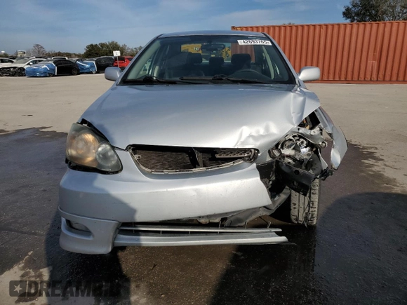 2008 Toyota Corolla CE with VIN 2T1BR32E48C862017, listed as a Copart auction lot 42693765 with 128,165 mi miles and Salvage Title. Bid and sale history available at DreamBid. Image 5.