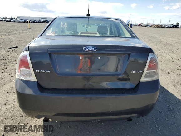 2007 Ford Fusion SE with VIN 3FAHP07137R209505, listed as a Copart auction lot 51517135 with 186,421 mi miles and Salvage Title. Bid and sale history available at DreamBid. Image 6.