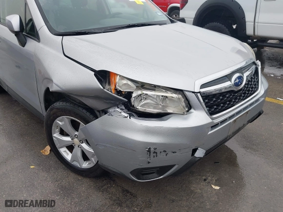 2015 Subaru Forester 2.5i Premium with VIN JF2SJADC2FH830877, listed as a IAAI auction lot 41594954 with 128,984 mi miles. Bid and sale history available at carsss.com. Image 6.