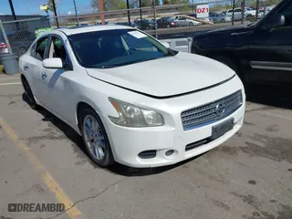 2009 Nissan Maxima 3.5 SV w/Sport Pkg with VIN 1N4AA51EX9C815431, listed as a IAAI auction lot 41829122 with 184,249 mi miles. Bid and sale history available at carsss.com. Image 1.