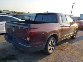 2017 Honda Ridgeline RTL-E with VIN 5FPYK3F74HB029959, listed as a IAAI auction lot 40530840 with 95,596 mi miles. Bid and sale history available at carsss.com. Image 4.