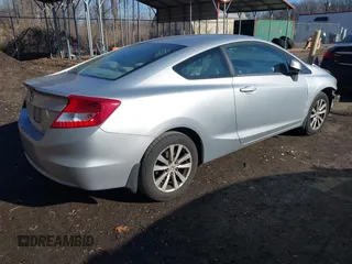 2012 Honda Civic Cpe EX with VIN 2HGFG3B80CH504785, listed as a IAAI auction lot 41651632 with 139,635 mi miles. Bid and sale history available at carsss.com. Image 4.
