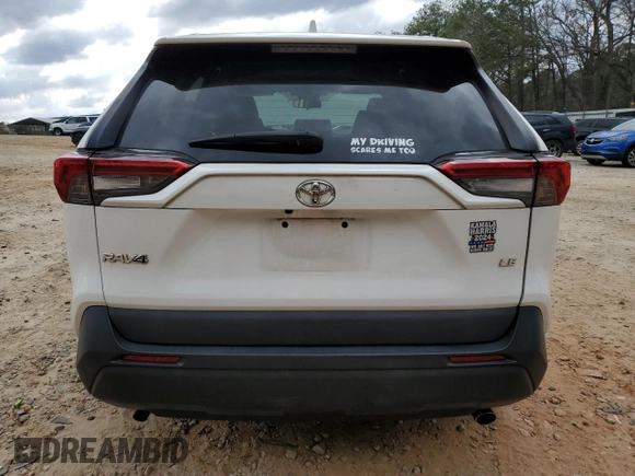 2019 Toyota RAV4 LE with VIN JTMK1RFV6KD018639, listed as a Copart auction lot 47793105 with 201,591 mi miles and Salvage Title. Bid and sale history available at carsss.com. Image 6.
