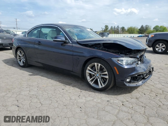 2018 BMW 4 Series 440i z VIN WBA4Z5C57JEE16756, wystawiony jako Copart lot #54753625 z przebiegiem 43 866 mil mil oraz Szkoda całkowita • Salvage title. Historia ofert i sprzedaży dostępna na DreamBid. Obrazek 4.