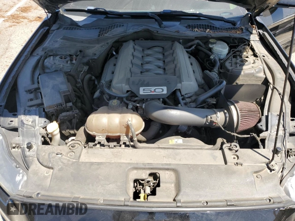 2016 Ford Mustang GT with VIN 1FA6P8CF7G5268244, listed as a Copart auction lot 63644305 with 81,707 mi miles and Salvage title. Bid and sale history available at DreamBid. Image 11.