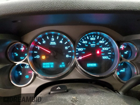 2011 Chevrolet Silverado 1500 LT with VIN 3GCPKSE33BG269065, listed as a Copart auction lot 50727245 with 91,338 mi miles and Salvage Title. Bid and sale history available at DreamBid. Image 9.