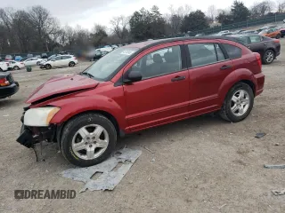 2007 Dodge Caliber SXT with VIN 1B3HB48B17D504667, listed as a Copart auction lot 43218045 with 213,195 mi miles and Clean Title. Bid and sale history available at DreamBid. Image 1.