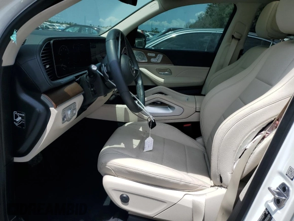 2024 Mercedes-Benz GLS 450 with VIN 4JGFF5KEXRB087062, listed as a Copart auction lot 56162235 with 20,550 mi miles and Salvage title. Bid and sale history available at DreamBid. Image 7.