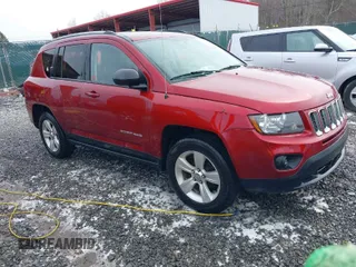 2015 Jeep Compass Sport with VIN 1C4NJDBB7FD332348, listed as a IAAI auction lot 41676545 with 115,058 mi miles. Bid and sale history available at carsss.com. Image 1.