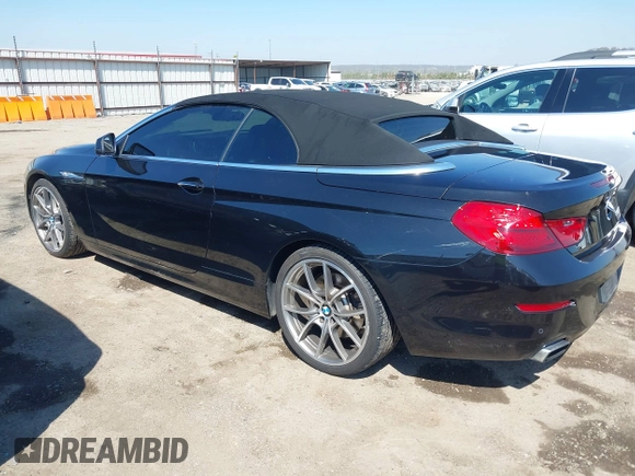 2012 BMW 6 Series 650i with VIN WBALZ3C53CC397604, listed as a IAAI auction lot 41881996 with 96,175 mi miles and . Bid and sale history available at carsss.com. Image 3.