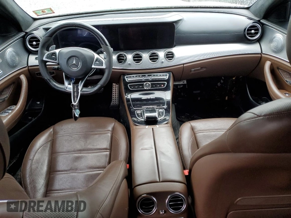 2018 Mercedes-Benz E-Class AMG E 63 S with VIN WDDZF8KB8JA251675, listed as a Copart auction lot 49253844 with 0 mi miles and Salvage Title. Bid and sale history available at carsss.com. Image 8.