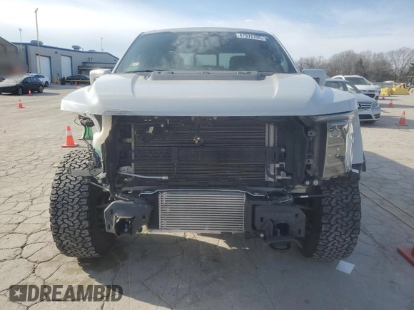 2023 Ford F-150 Raptor with VIN 1FTFW1RG0PFA14051, listed as a Copart auction lot 47072795 with 35,467 mi miles and Salvage Title. Bid and sale history available at DreamBid. Image 5.