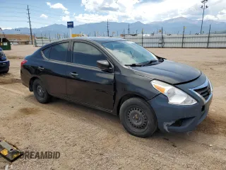 2016 Nissan Versa S with VIN 3N1CN7AP0GL906166, listed as a Copart auction lot 63160195 with 87,582 mi miles and Clean title. Bid and sale history available at DreamBid. Image 4.