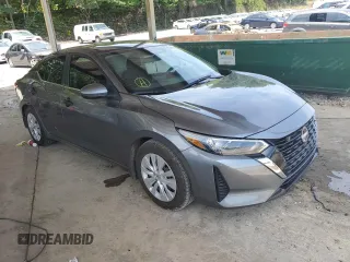 2024 Nissan Sentra S with VIN 3N1AB8BV8RY207327, listed as a Copart auction lot 62074185 with 25,782 mi miles and Salvage title. Bid and sale history available at DreamBid. Image 4.