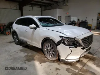 2022 Mazda CX-9 Grand Touring with VIN JM3TCBDY6N0622925, listed as a Copart auction lot 87876315 with 34,446 mi miles and Salvage Title. Bid and sale history available at carsss.com. Image 4.