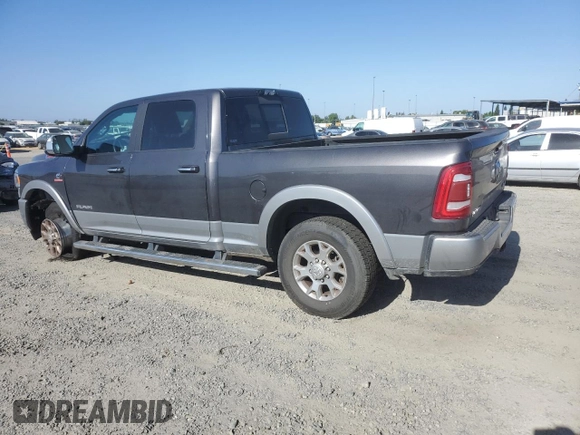 2022 Ram 2500 Laramie with VIN 3C6UR5FL9NG166078, listed as a Copart auction lot 60543875 with 51,198 mi miles and Salvage title. Bid and sale history available at DreamBid. Image 2.