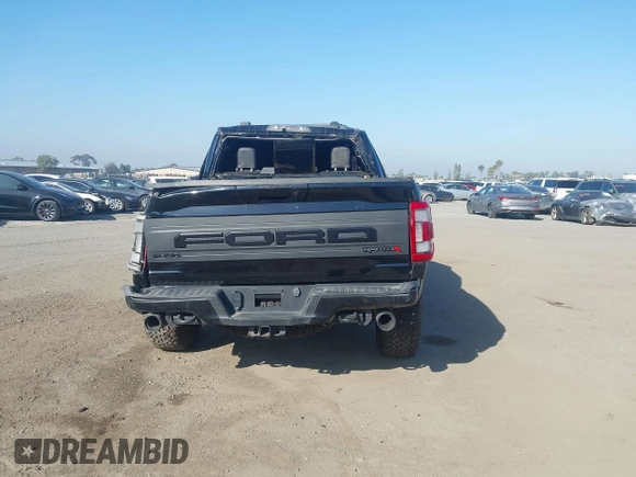 2023 Ford F-150 Raptor with VIN 1FTFW1RJ0PFA44288, listed as a IAAI auction lot 41177459 with 11,146 mi miles and . Bid and sale history available at DreamBid. Image 16.