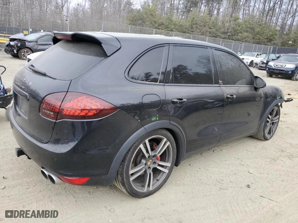 2013 Porsche Cayenne Turbo with VIN WP1AC2A24DLA90425, listed as a Copart auction lot 46680145 with 167,029 mi miles and Salvage Title. Bid and sale history available at carsss.com. Image 3.