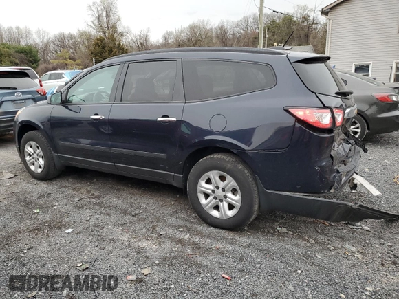 2016 Chevrolet Traverse LS with VIN 1GNKRFED5GJ298991, listed as a Copart auction lot 48320815 with 104,563 mi miles and Salvage Title. Bid and sale history available at carsss.com. Image 2.