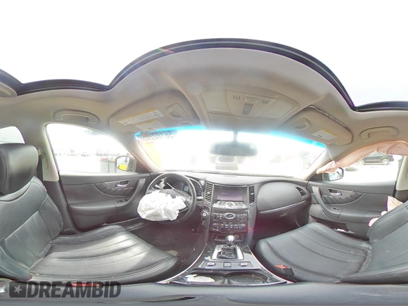 2017 Infiniti QX70 with VIN JN8CS1MU0HM141234, listed as a Copart auction lot 56102205 with 154,546 mi miles and Salvage title. Bid and sale history available at DreamBid. Image 15.