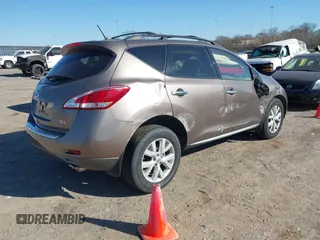 2011 Nissan Murano LE with VIN JN8AZ1MU0BW069384, listed as a IAAI auction lot 41758592 with 149,486 mi miles and . Bid and sale history available at carsss.com. Image 4.