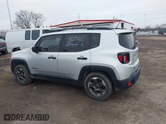 2017 Jeep Renegade Sport с VIN ZACCJAAH3HPF05721, выставлен на аукционе IAAI как лот 41483463 с пробегом 86 414 миль миль и . История ставок и продаж доступна на DreamBid. Изображение 14.