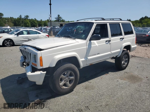 1998 Jeep Cherokee Sport with VIN 1J4FJ68S8WL116368, listed as a Copart auction lot 59228735 with 113,546 mi miles and Salvage title. Bid and sale history available at DreamBid. Image 1.