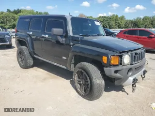 2008 Hummer H3 SUV with VIN 5GTEN13E688135915, listed as a Copart auction lot 70292354 with 221,773 mi miles and Salvage Title. Bid and sale history available at carsss.com. Image 4.