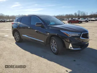 2021 Acura RDX w/Technology Package with VIN 5J8TC2H59ML032015, listed as a Copart auction lot 41673844 with 9,123 mi miles. Bid and sale history available at carsss.com. Image 4.