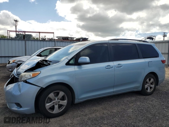 2015 Toyota Sienna LE AAS with VIN 5TDKK3DCXFS577990, listed as a Copart auction lot 56608525 with 93,323 mi miles and Salvage title. Bid and sale history available at DreamBid. Image 1.