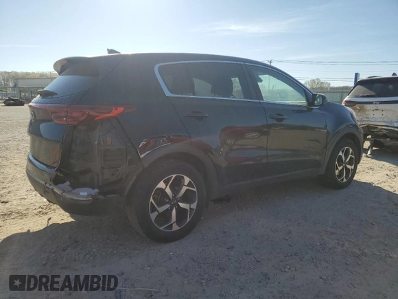 2020 Kia Sportage LX with VIN KNDPM3AC1L7736860, listed as a Copart auction lot 50317285 with 114,281 mi miles and Salvage Title. Bid and sale history available at carsss.com. Image 3.