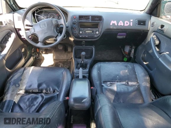 1999 Honda Civic z VIN 2HGEJ6685XH916327, wystawiony jako Copart lot #49142465 z przebiegiem 149 067 mil mil oraz Czysty tytuł • Clean title. Historia ofert i sprzedaży dostępna na DreamBid. Obrazek 8.