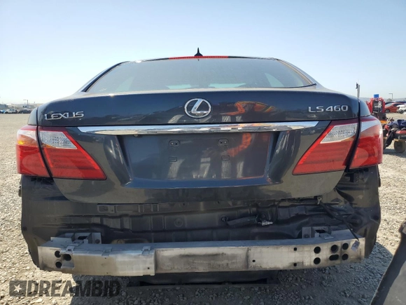 2010 Lexus LS 460 with VIN JTHBL5EF8A5094271, listed as a Copart auction lot 50662095 with 172,225 mi miles and Salvage Title. Bid and sale history available at DreamBid. Image 6.